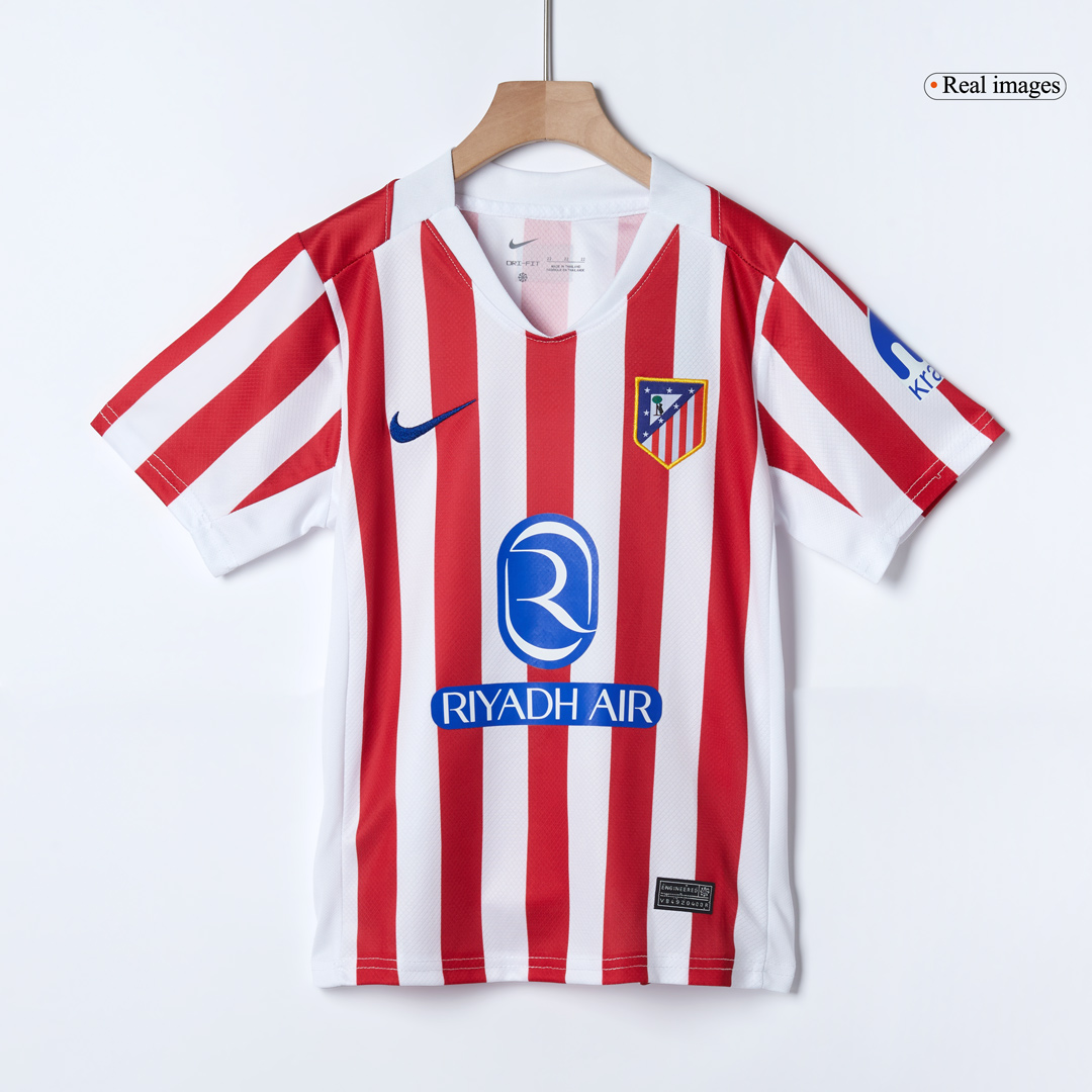 Miniconjunto Completo Atlético de Madrid 2025/26 Primera Equipación Niño - camisetasfutbol