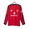 Camiseta Manga Larga Manchester United 2025/26 Primera Equipación Hombre - Versión Hincha - camisetasfutbol