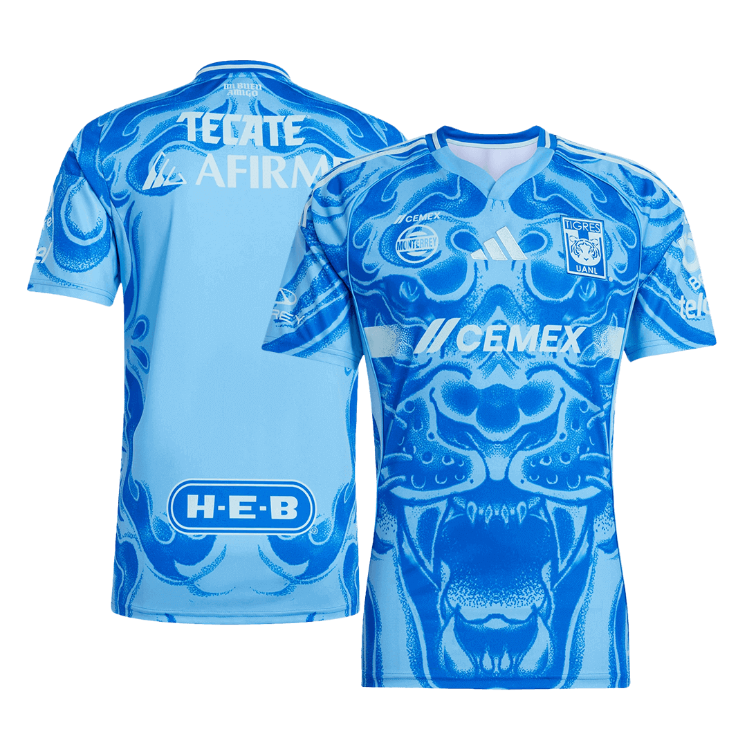 Camiseta Tigres UANL 2025/26 Segunda Equipación Hombre - Versión Hincha - camisetasfutbol