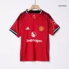 Miniconjunto Manchester United 2025/26 Primera Equipación Niño (Camiseta + Pantalón Corto) - camisetasfutbol