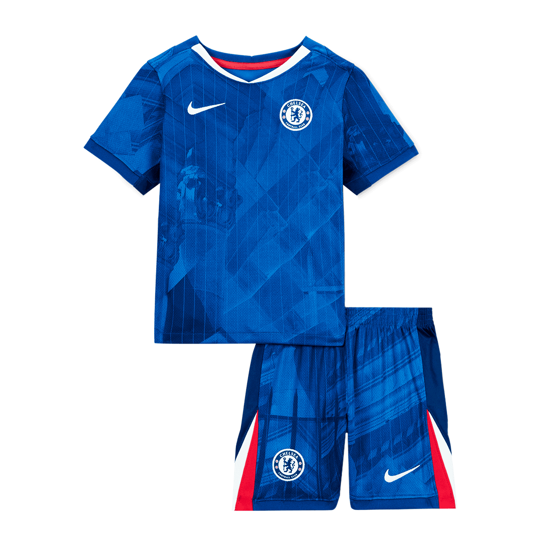 Miniconjunto Chelsea 2025/26 Primera Equipación Niño - camisetasfutbol