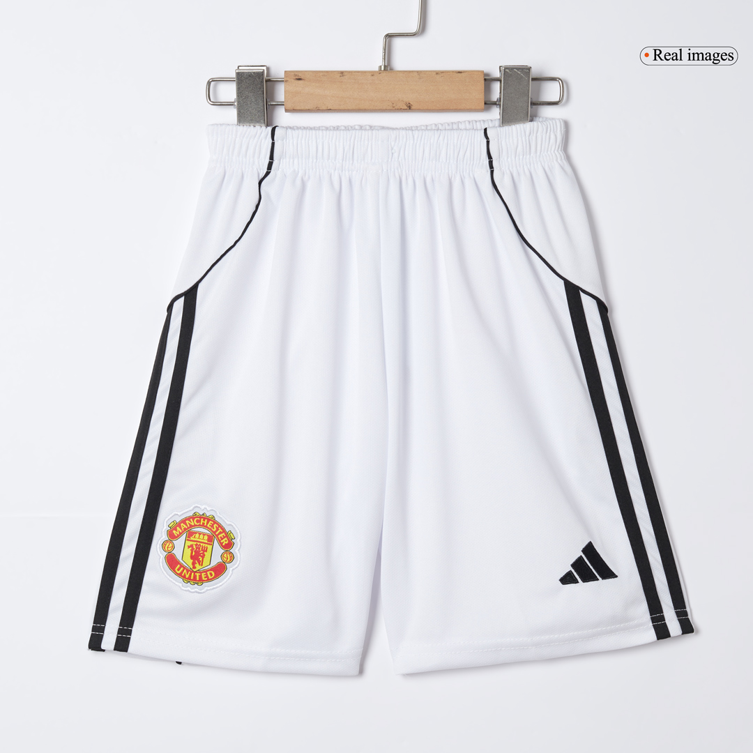 Miniconjunto Completo Manchester United 2025/26 Primera Equipación Niño - camisetasfutbol