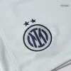 Inter Milan Away Soccer Shorts 2025/26 White - camisetasfutbol