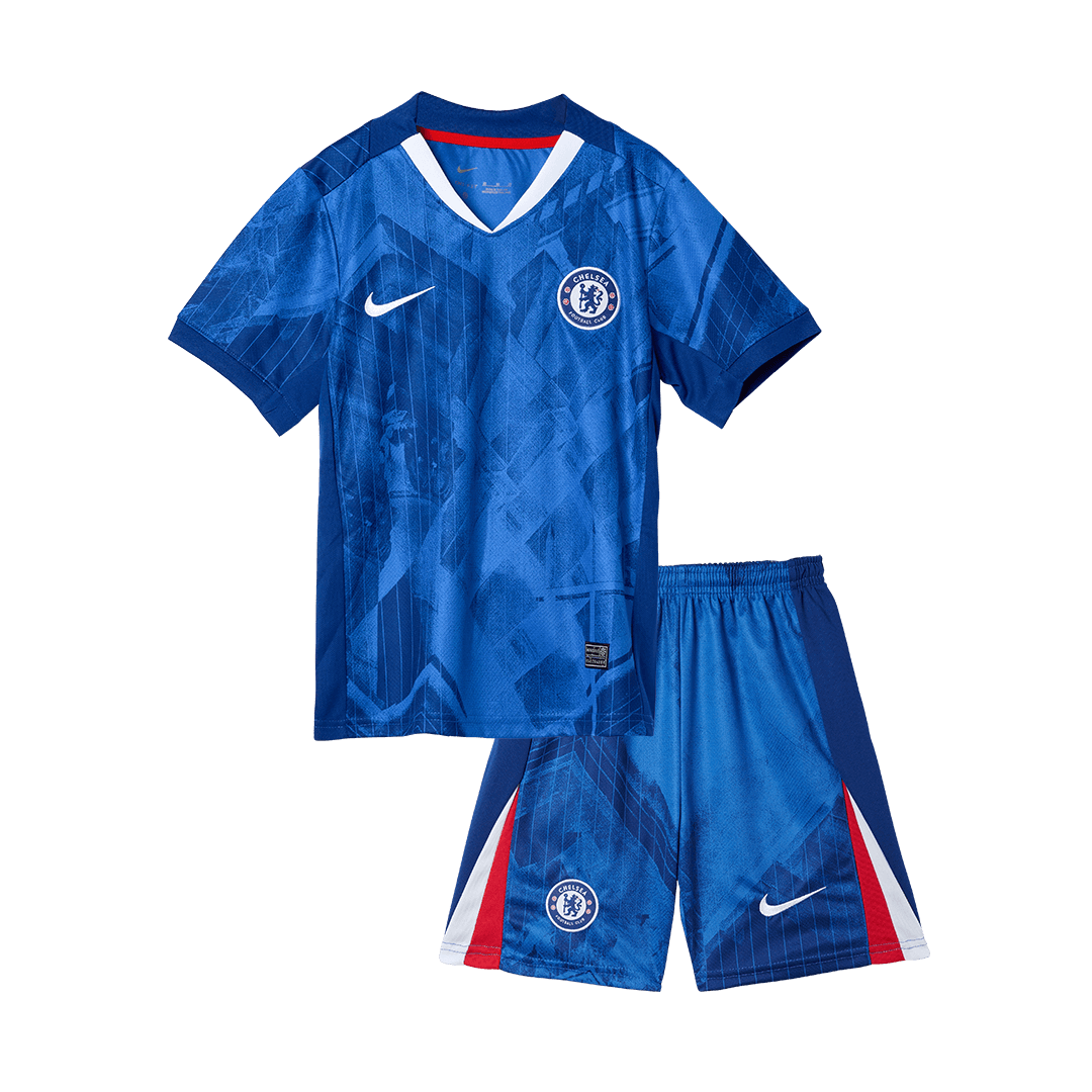 Miniconjunto Chelsea 2025/26 Primera Equipación Niño - camisetasfutbol
