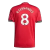 Camiseta Auténtica B.FERNANDES #8 Manchester United 2025/26 Primera Equipación Hombre - Versión Jugador - camisetasfutbol