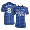 Camiseta ØDEGAARD #8 Arsenal 2025/26 Segunda Equipación Hombre - Versión Hincha - camisetasfutbol