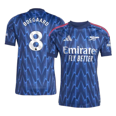 Camiseta ØDEGAARD #8 Arsenal 2025/26 Segunda Equipación Hombre - Versión Hincha - camisetasfutbol