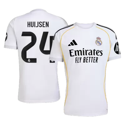 Camiseta HUIJSEN #24 Real Madrid 2025/26 Primera Equipación Hombre - Versión Hincha - camisetasfutbol