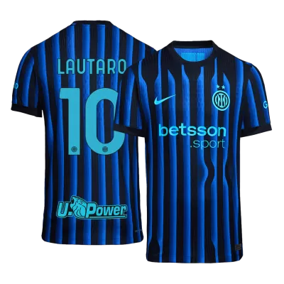 Camiseta Auténtica LAUTARO #10 Inter de Milán 2025/26 Primera Equipación Hombre - Versión Jugador - camisetasfutbol