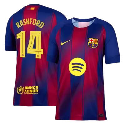 UCL Camiseta RASHFORD #14 Barcelona 2025/26 Primera Equipación Hombre - Versión Hincha - camisetasfutbol