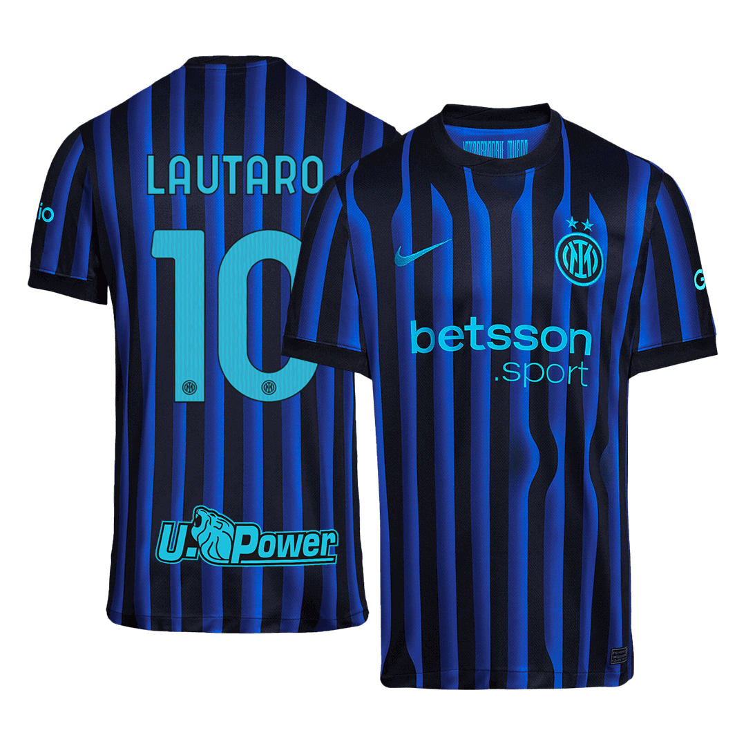 Camiseta LAUTARO #10 Inter de Milán 2025/26 Primera Equipación Hombre - Versión Hincha - camisetasfutbol