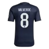 Camiseta Auténtica VALVERDE #8 Real Madrid 2025/26 Segunda Equipación Hombre - Versión Jugador - camisetasfutbol