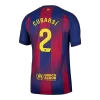 Camiseta Auténtica CUBARSÍ #2 Barcelona 2025/26 Primera Equipación Hombre - Versión Jugador - camisetasfutbol