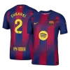 Camiseta Auténtica CUBARSÍ #2 Barcelona 2025/26 Primera Equipación Hombre - Versión Jugador - camisetasfutbol