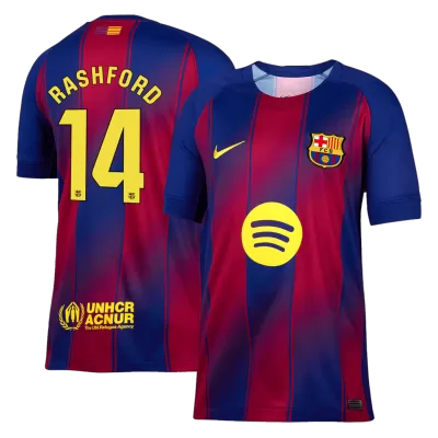 Camiseta RASHFORD #14 Barcelona 2025/26 Primera Equipación Hombre - Versión Hincha - camisetasfutbol