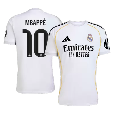 Camiseta MBAPPÉ #10 Real Madrid 2025/26 Primera Equipación Hombre - Versión Hincha - camisetasfutbol