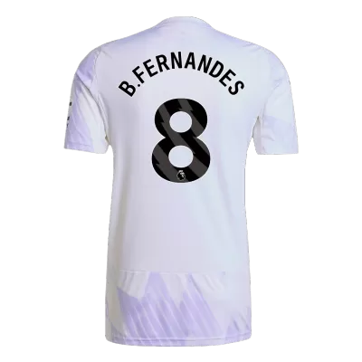 Camiseta B.FERNANDES #8 Manchester United 2025/26 Segunda Equipación Hombre - Versión Hincha - camisetasfutbol