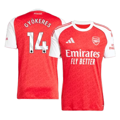 Camiseta GYÖKERES #14 Arsenal 2025/26 Primera Equipación Hombre - Versión Hincha - camisetasfutbol