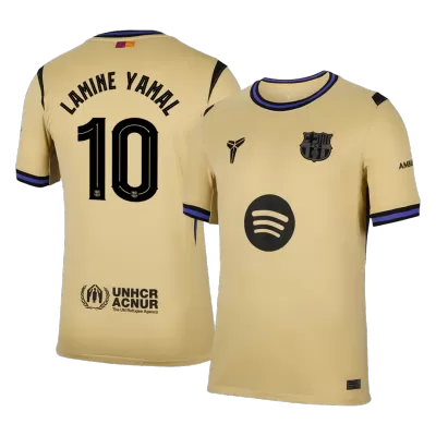 UCL Camiseta LAMINE YAMAL #10 Barcelona 2025/26 Segunda Equipación Hombre - Versión Hincha - camisetasfutbol