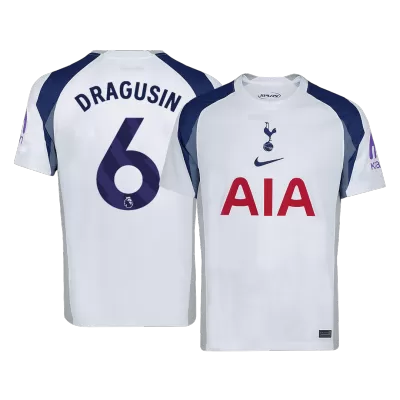 Camiseta DRAGUSIN #6 Tottenham Hotspur 2025/26 Primera Equipación - Versión Hincha - camisetasfutbol