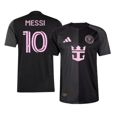 Camiseta Auténtica MESSI #10 Inter Miami CF 2025 Segunda Equipación Visitante Hombre - Versión Jugador - camisetasfutbol