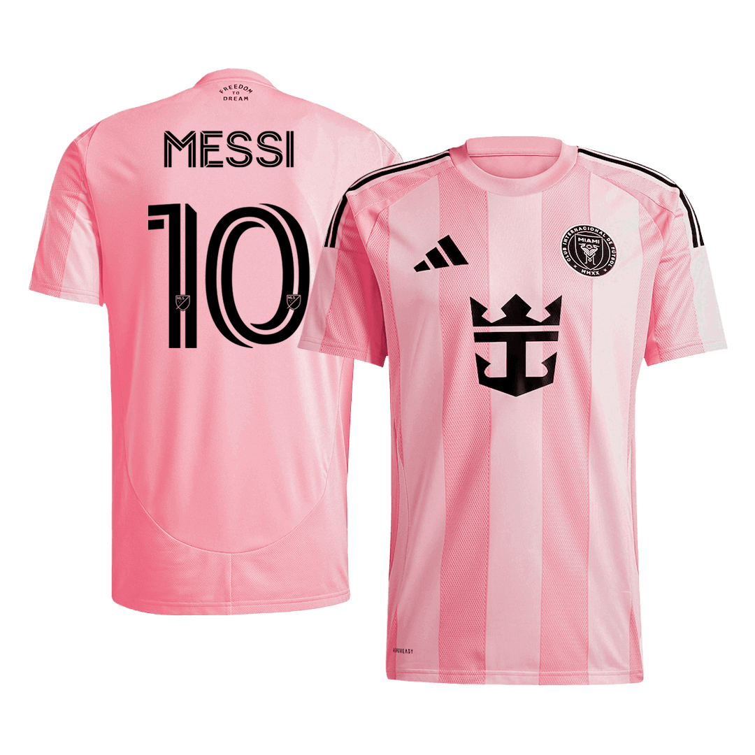 Camiseta MESSI #10 Inter Miami CF 2025 Primera Equipación Local Hombre - Versión Hincha - camisetasfutbol