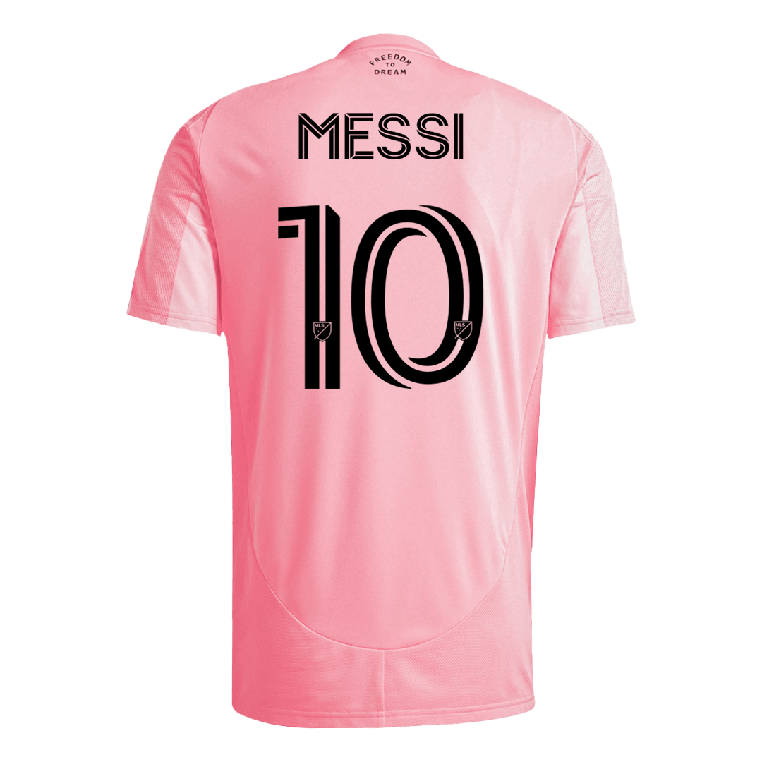 Camiseta MESSI #10 Inter Miami CF 2025 Primera Equipación Local Hombre - Versión Hincha - camisetasfutbol