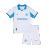 Miniconjunto Marseille 2025/26 Primera Equipación Niño (Camiseta + Pantalón Corto) - camisetasfutbol