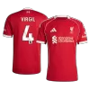 Camiseta VIRGIL #4 Liverpool 2025/26 Primera Equipación Hombre - Versión Hincha - camisetasfutbol