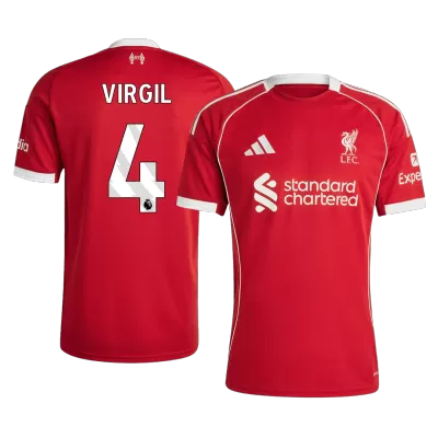 Camiseta VIRGIL #4 Liverpool 2025/26 Primera Equipación Hombre - Versión Hincha - camisetasfutbol
