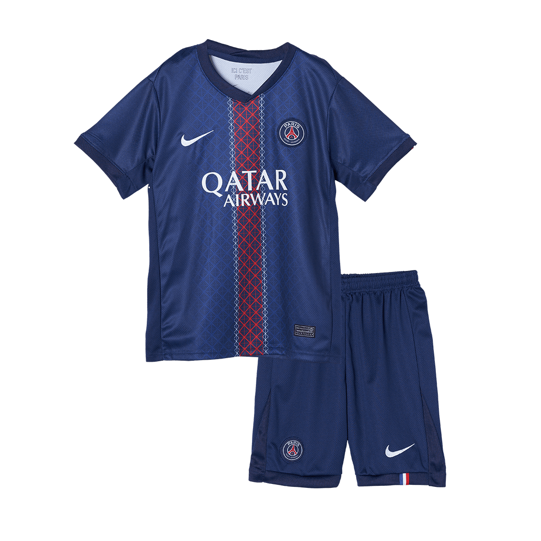 Miniconjunto PSG 2025/26 Primera Equipación Niño - camisetasfutbol