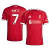 Camiseta WIRTZ #7 Liverpool 2025/26 Primera Equipación Hombre - Versión Hincha - camisetasfutbol