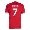 Camiseta Auténtica WIRTZ #7 Liverpool 2025/26 Primera Equipación Hombre - Versión Jugador - camisetasfutbol