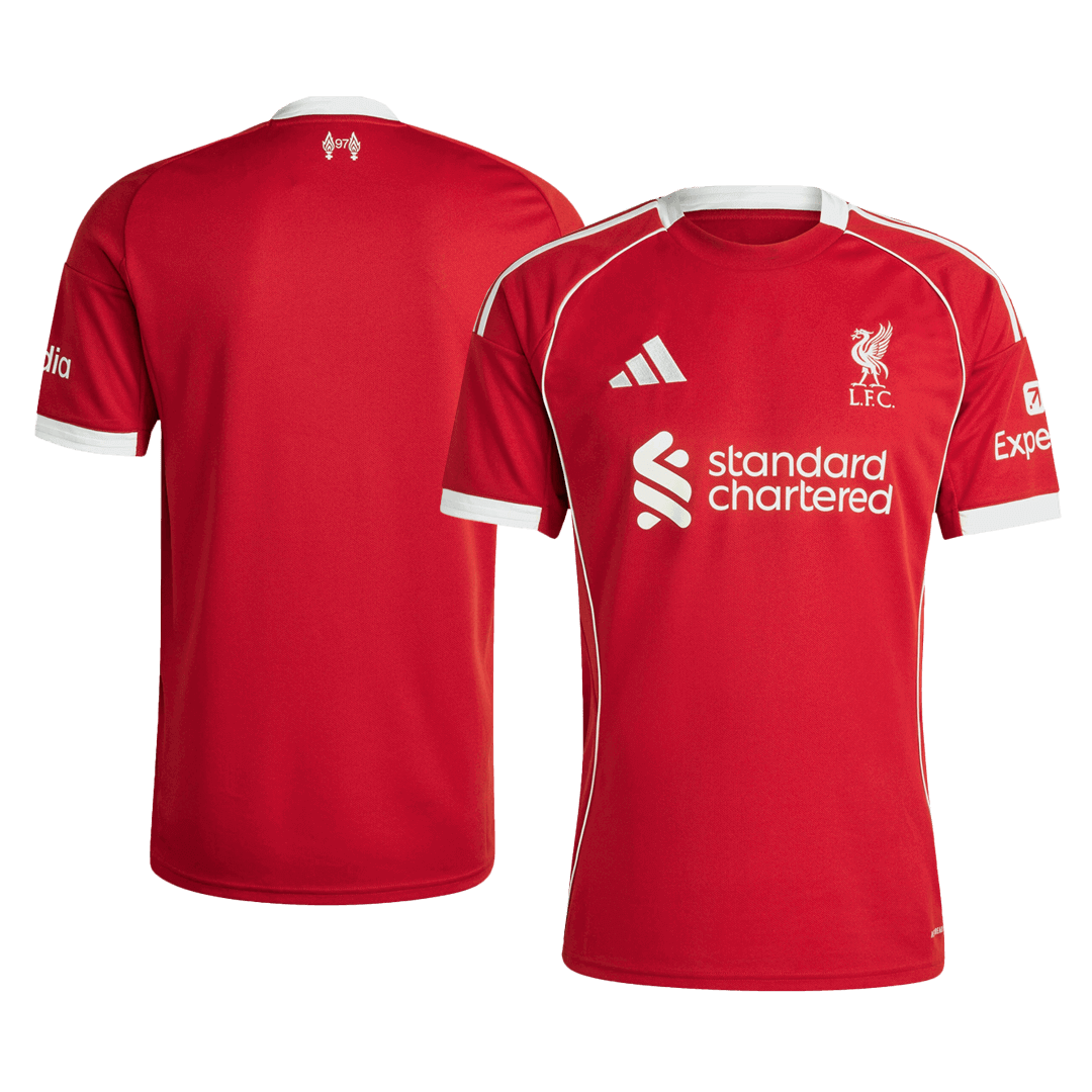 Camiseta Liverpool 2025/26 Primera Equipación - Versión Hincha - camisetasfutbol
