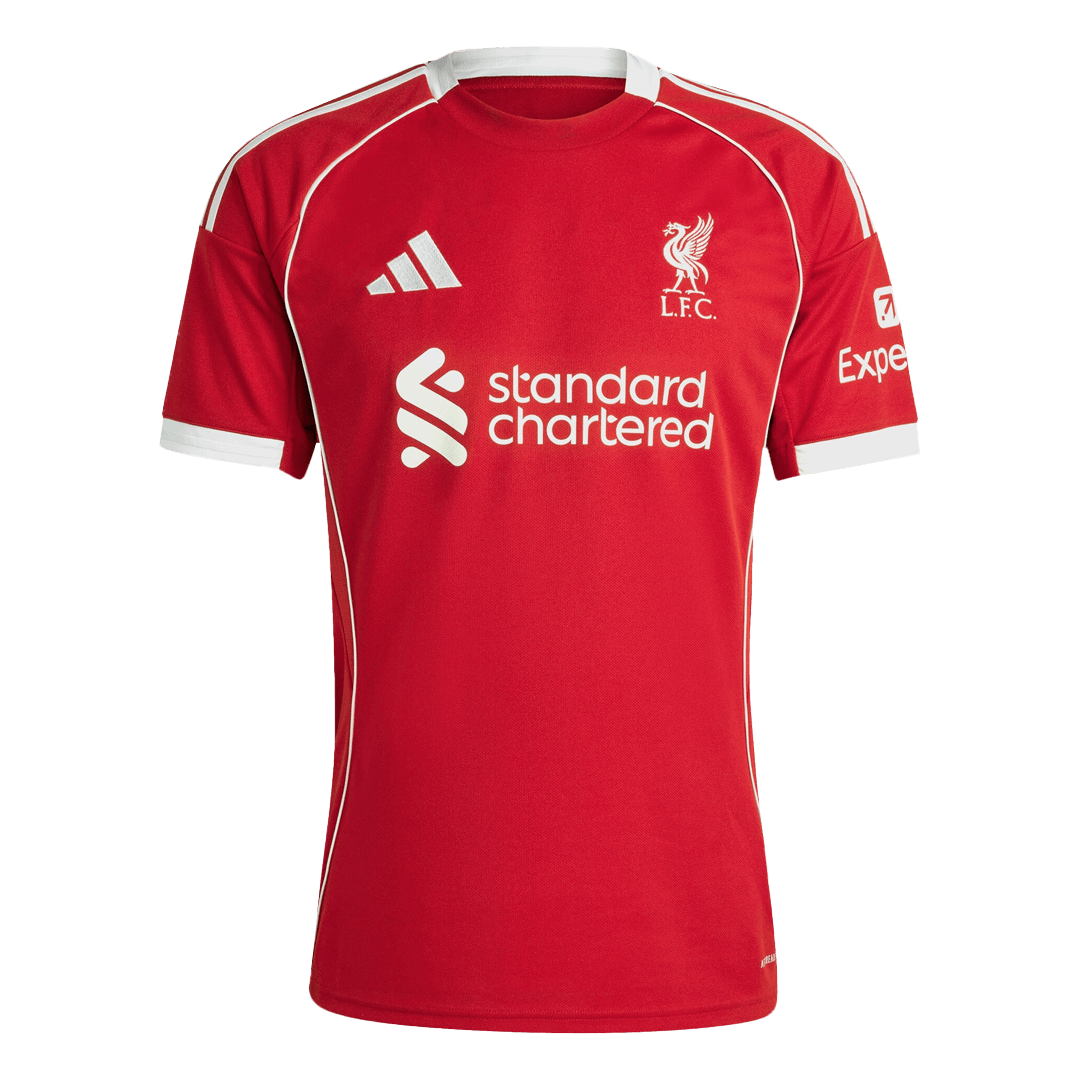 Camiseta Liverpool 2025/26 Primera Equipación - Versión Hincha - camisetasfutbol