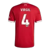Camiseta VIRGIL #4 Liverpool 2025/26 Primera Equipación Hombre - Versión Hincha - camisetasfutbol