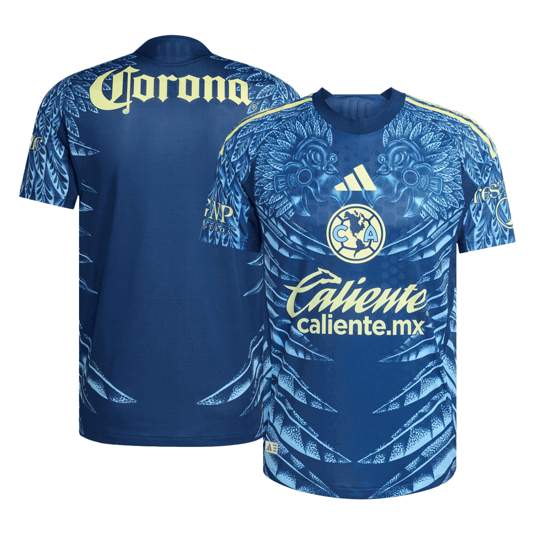Camiseta Auténtica Club America Aguilas 2025/26 Segunda Equipación - Versión Jugador - camisetasfutbol