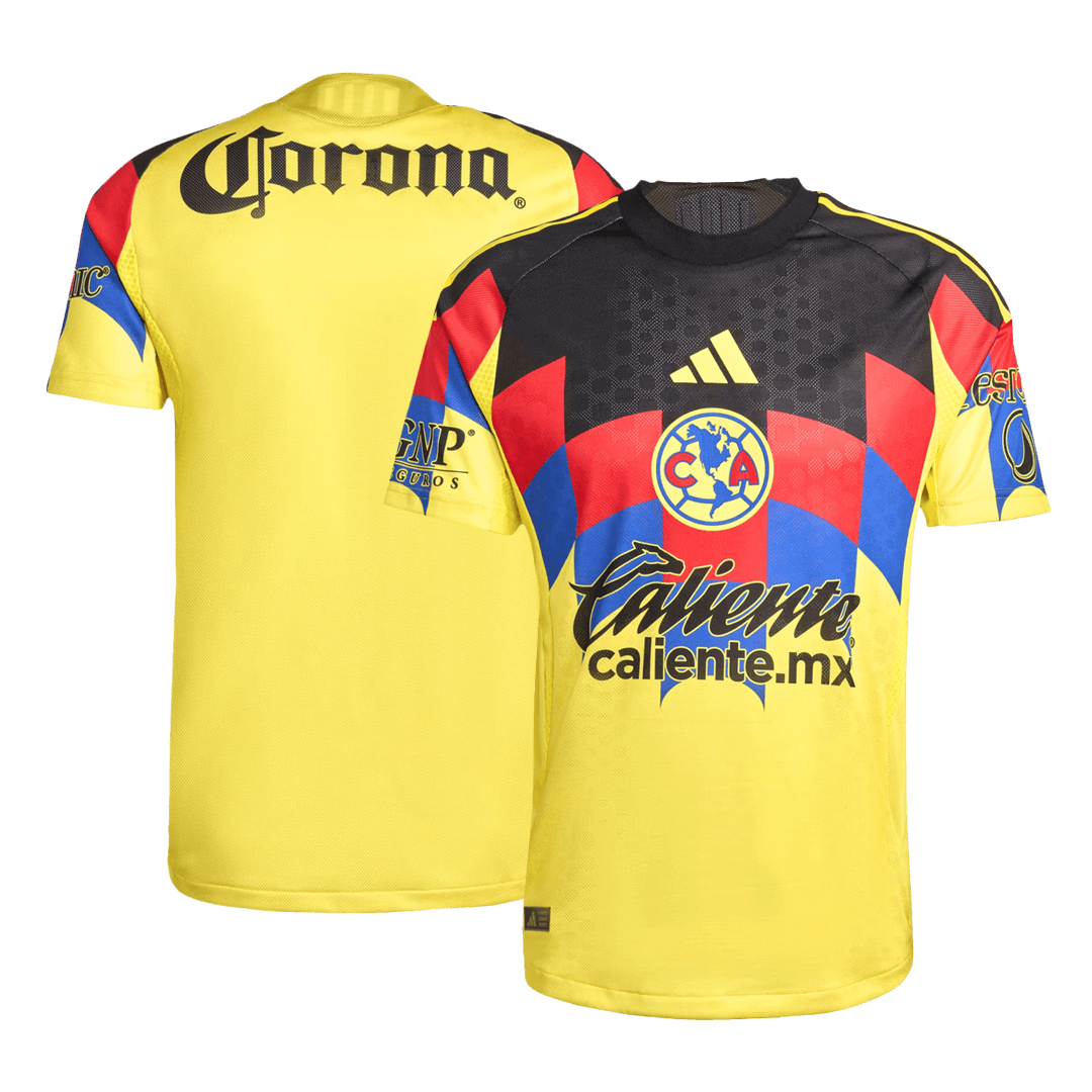 Camiseta Auténtica Club America Aguilas 2025/26 Primera Equipación - Versión Jugador - camisetasfutbol