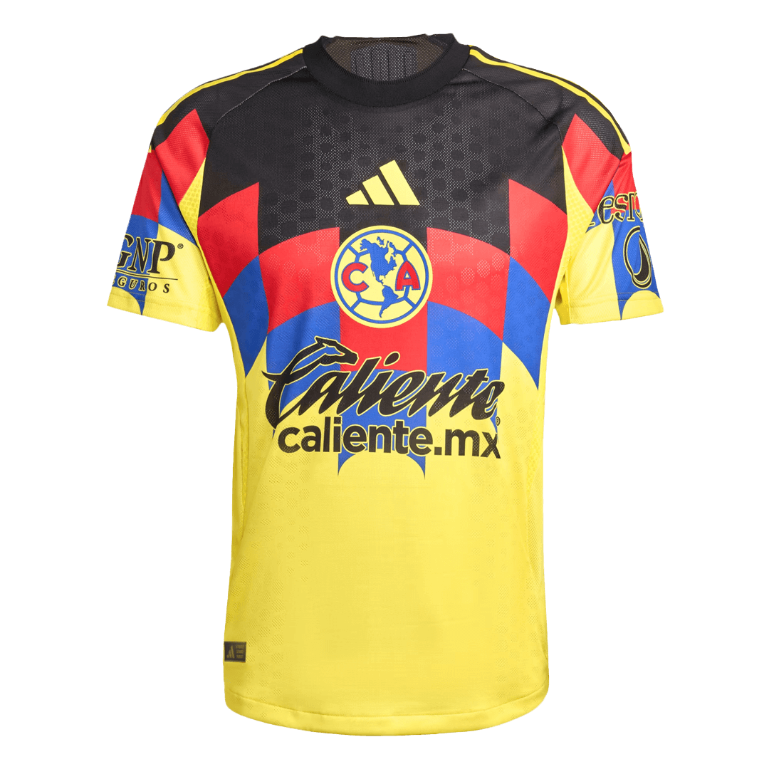 Camiseta Auténtica Club America Aguilas 2025/26 Primera Equipación - Versión Jugador - camisetasfutbol