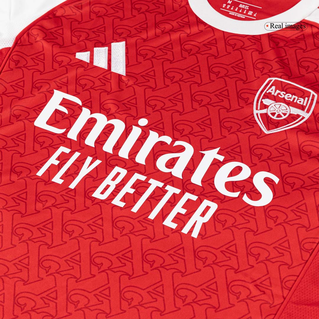 Calidad Premium Camiseta SAKA #7 Arsenal 2025/26 Primera Equipación -Versión Hincha - camisetasfutbol