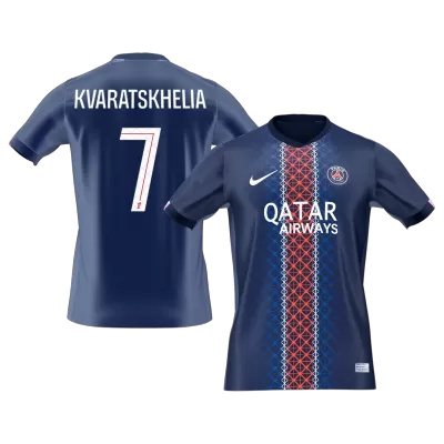 Camiseta KVARATSKHELIA #7 PSG 2025/26 Primera Equipación - Versión Hincha - camisetasfutbol