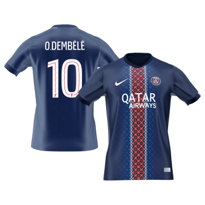 Calidad Premium Camiseta O.DEMBÉLÉ #10 PSG 2025/26 Primera Equipación -Versión Hincha - camisetasfutbol
