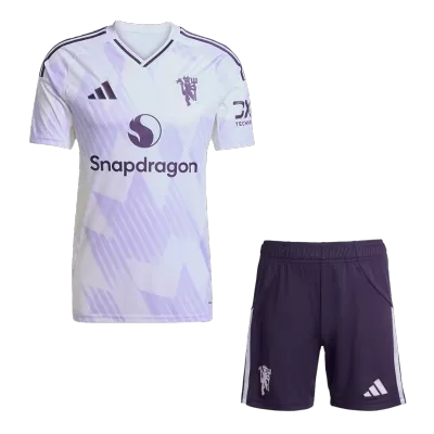 Conjunto Manchester United 
2025/26 Segunda Equipación (Camiseta + Pantalón Corto) - camisetasfutbol