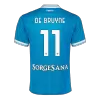 Camiseta DE BRUYNE #11 Napoli 2025/26 Primera Equipación - Versión Hincha - camisetasfutbol