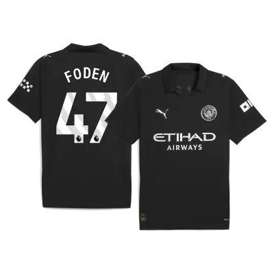 Camiseta FODEN #47 Manchester City 2025/26 Segunda Equipación - Versión Hincha - camisetasfutbol