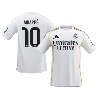 Camiseta MBAPPÉ #10 Real Madrid 2025/26 Primera Equipación - Versión Hincha - camisetasfutbol