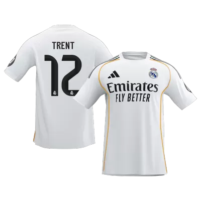 Camiseta TRENT #12 Real Madrid 2025/26 Primera Equipación - Versión Hincha - camisetasfutbol