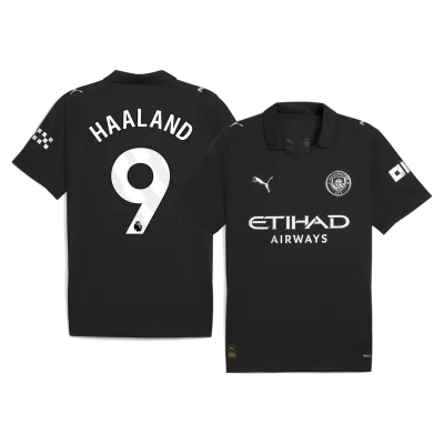 Camiseta HAALAND #9 Manchester City 2025/26 Segunda Equipación - Versión Hincha - camisetasfutbol