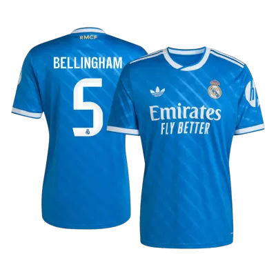 Camiseta BELLINGHAM #5 Real Madrid 2025/26 Tercera Equipación - Versión Hincha - camisetasfutbol