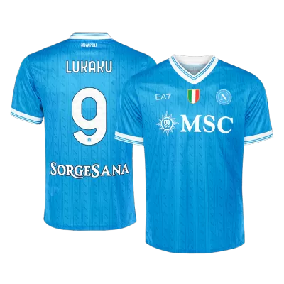 Camiseta LUKAKU #9 Napoli 2025/26 Primera Equipación - Versión Hincha - camisetasfutbol